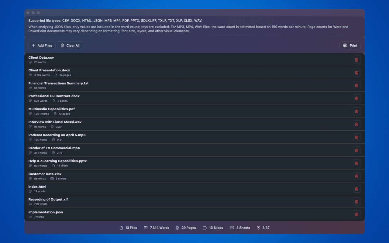 Docu Count screenshot 3