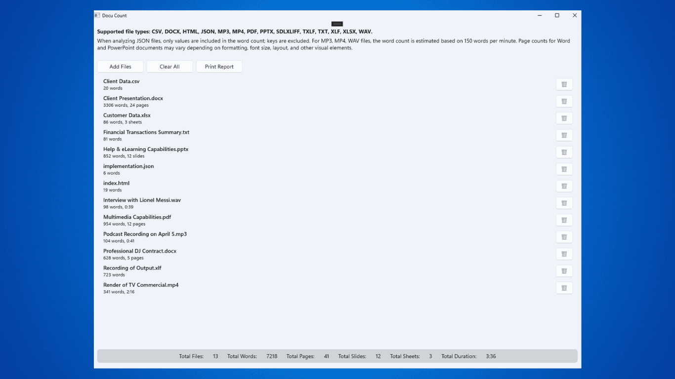 Docu Count screenshot 6