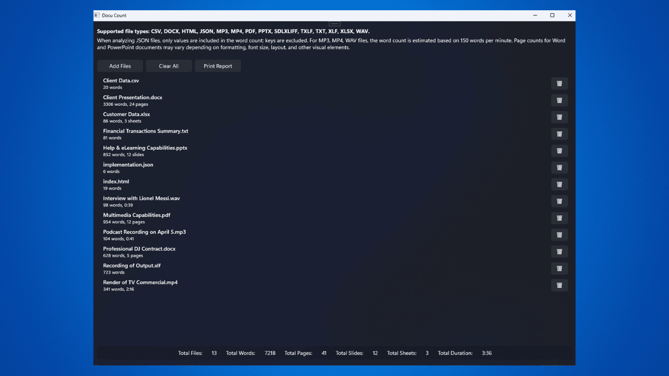 Docu Count screenshot 7