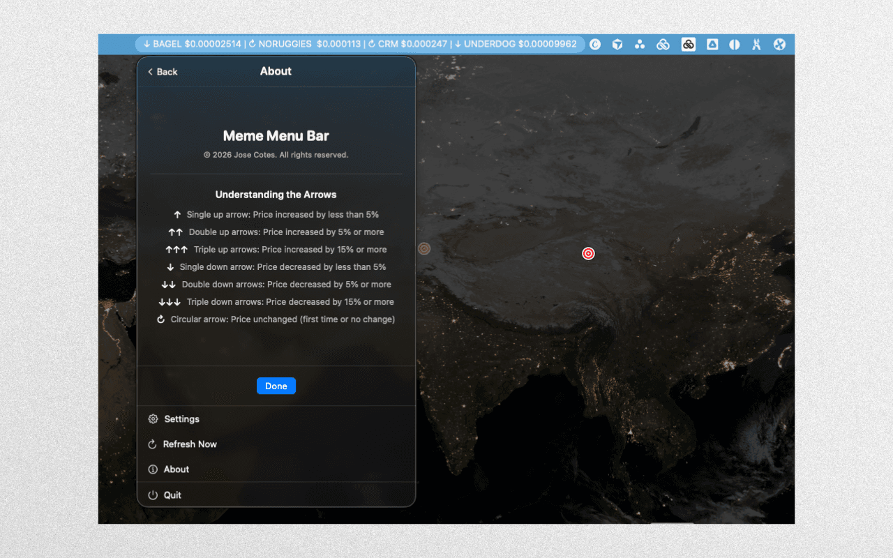 Meme Menu Bar screenshot 3